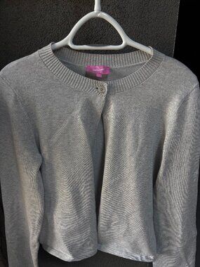 Edikted Grey Cardigan | Button Front